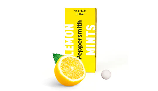 MINTS: SICILIAN LEMON FLAVOUR XYLITOL MINTS - 15G POCKET PACK