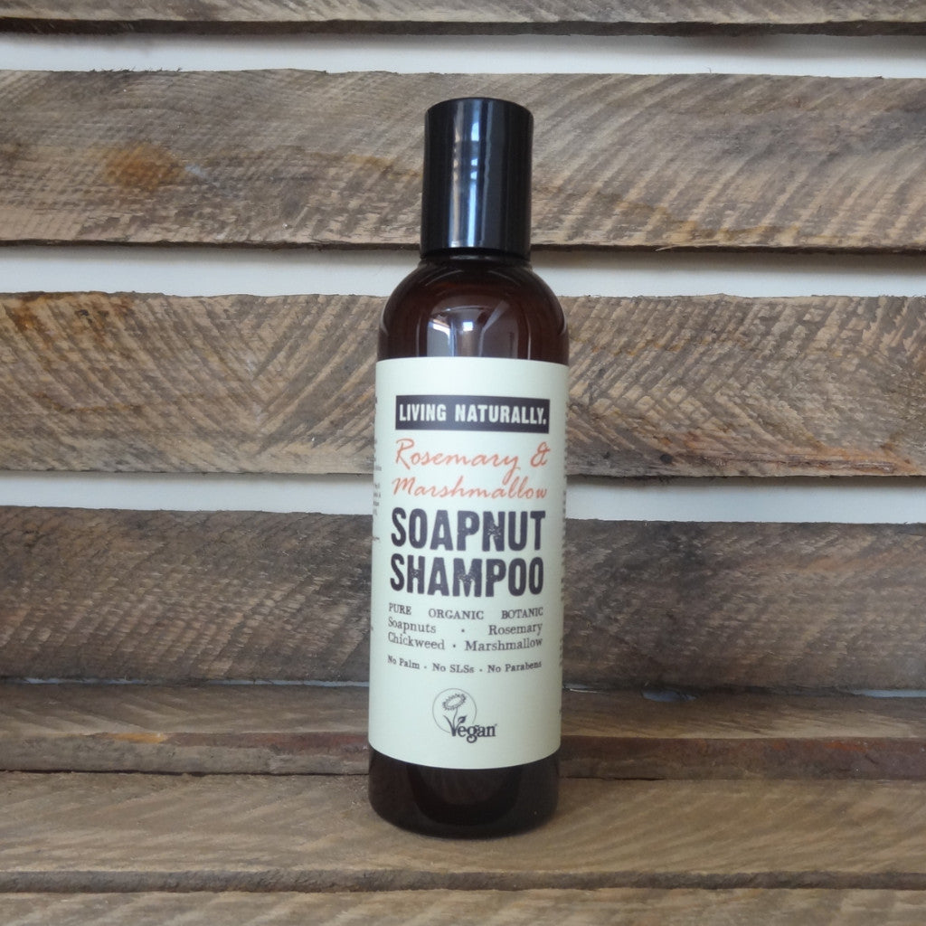 Rosemary & Marshmallow Soapnut Shampoo Living Naturally