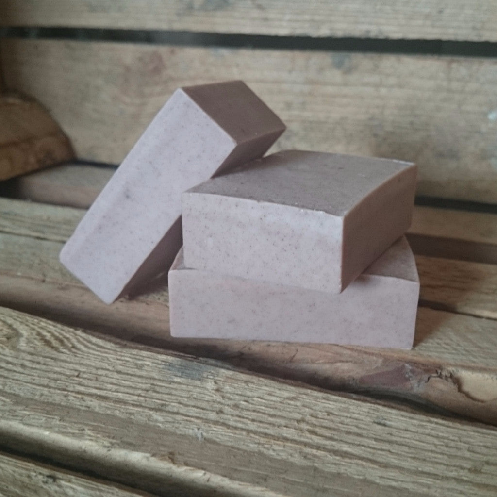 Rose Castile Olive Oil Soapnut Soap 90g Living Naturally