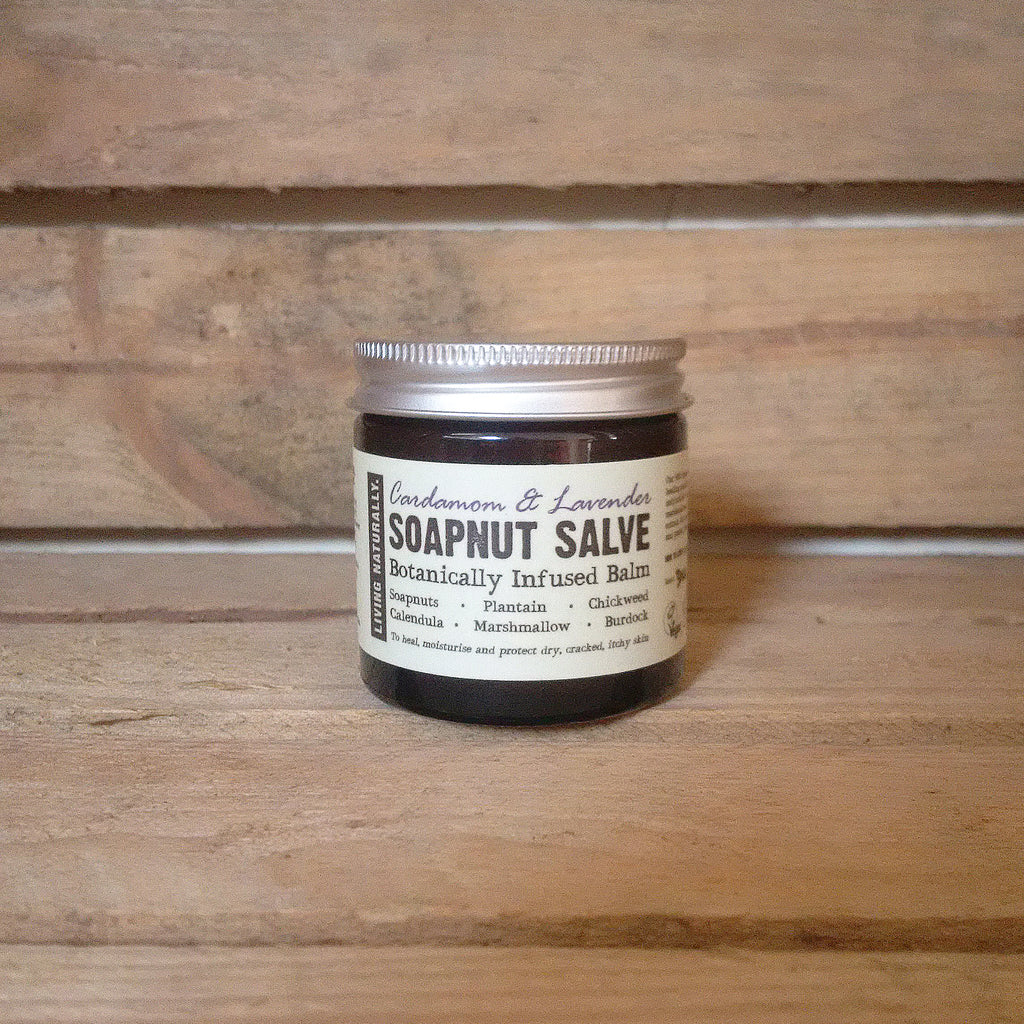 Cardamom & Lavender Healing Soapnut Salve 60ml Living Naturally