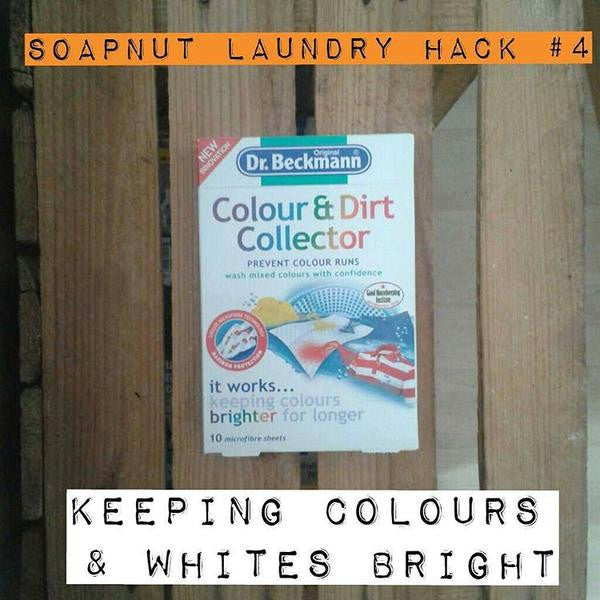 Soapnut Laundry Hack nummer 4: Holde farger og hvite lyse 