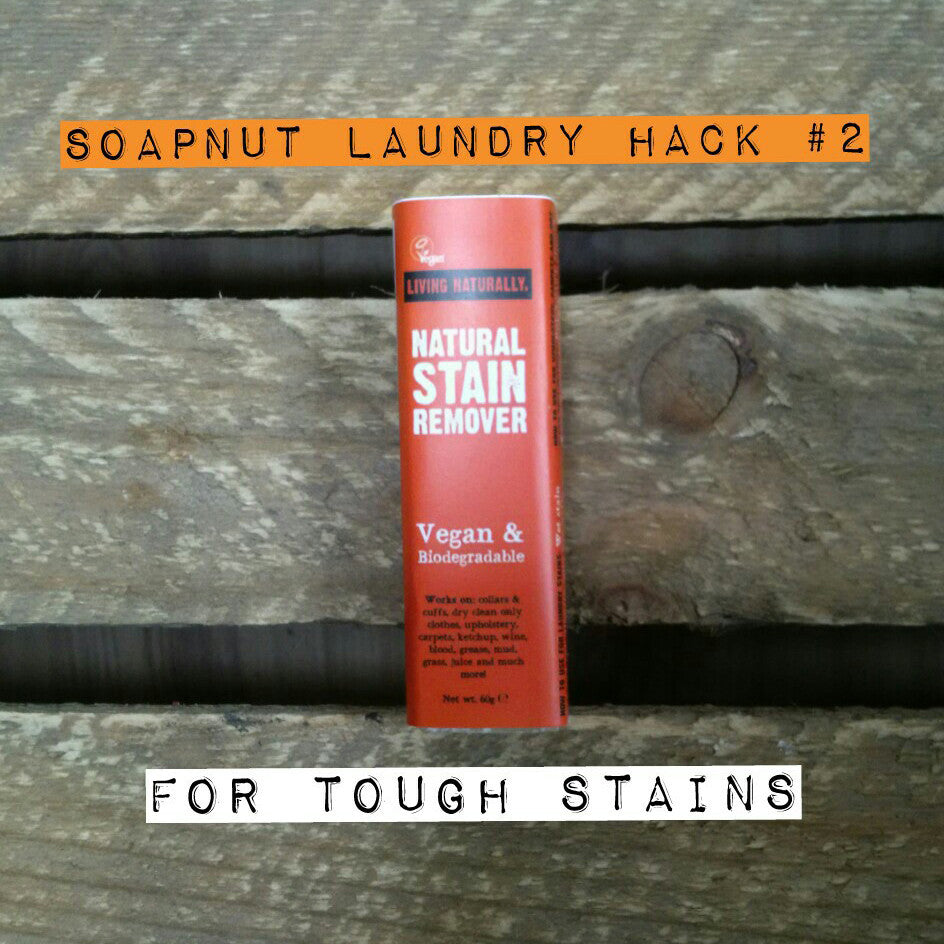 Soapnut Laundry Hack Number 2: Getting Tough Stains Out