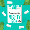 GUM: ENGLISH PEPPERMINT XYLITOL GUM - 50G MIGHTY