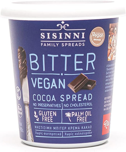 Sissini Vegan Greek Dark Chocolate Spread 400g