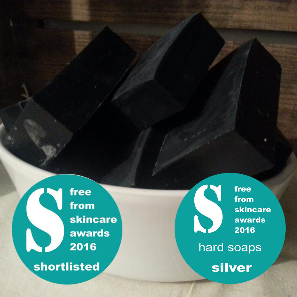 Activated Charcoal Soapnut Soap 90g Living Naturally