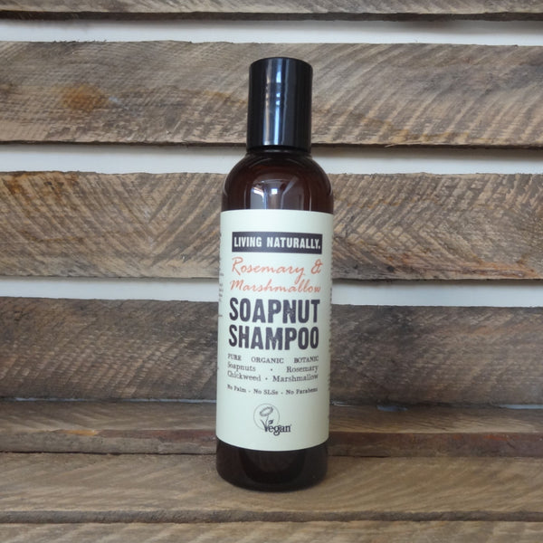 Rosemary & Marshmallow vegan botanic soapnut shampoo sls free paraben free