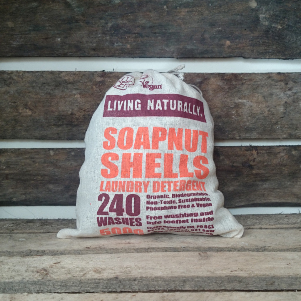 Organic Soapnuts 500g with storage bag 240 washes Living Naturally