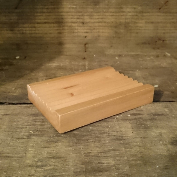 sustainable hemu wood soap dish