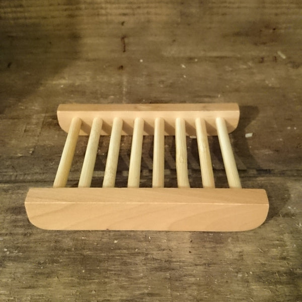 sustainable hemu wood soap dish