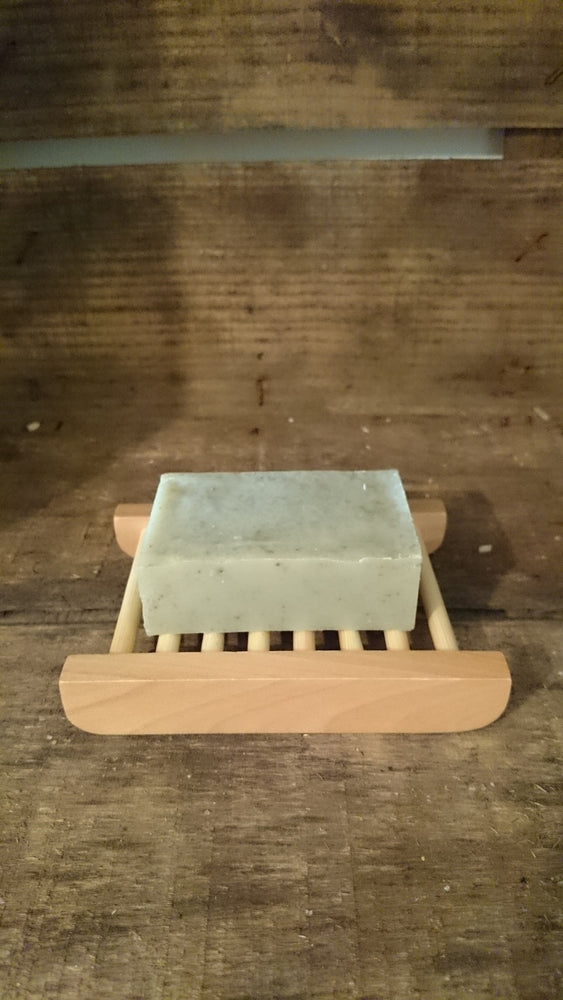 sustainable hemu wood soap dish
