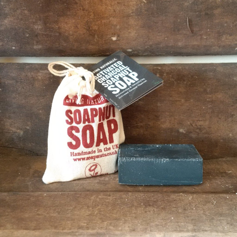award wining skincare vegan activated charcoal soapnut soap palm oil free sls free zero waste soap